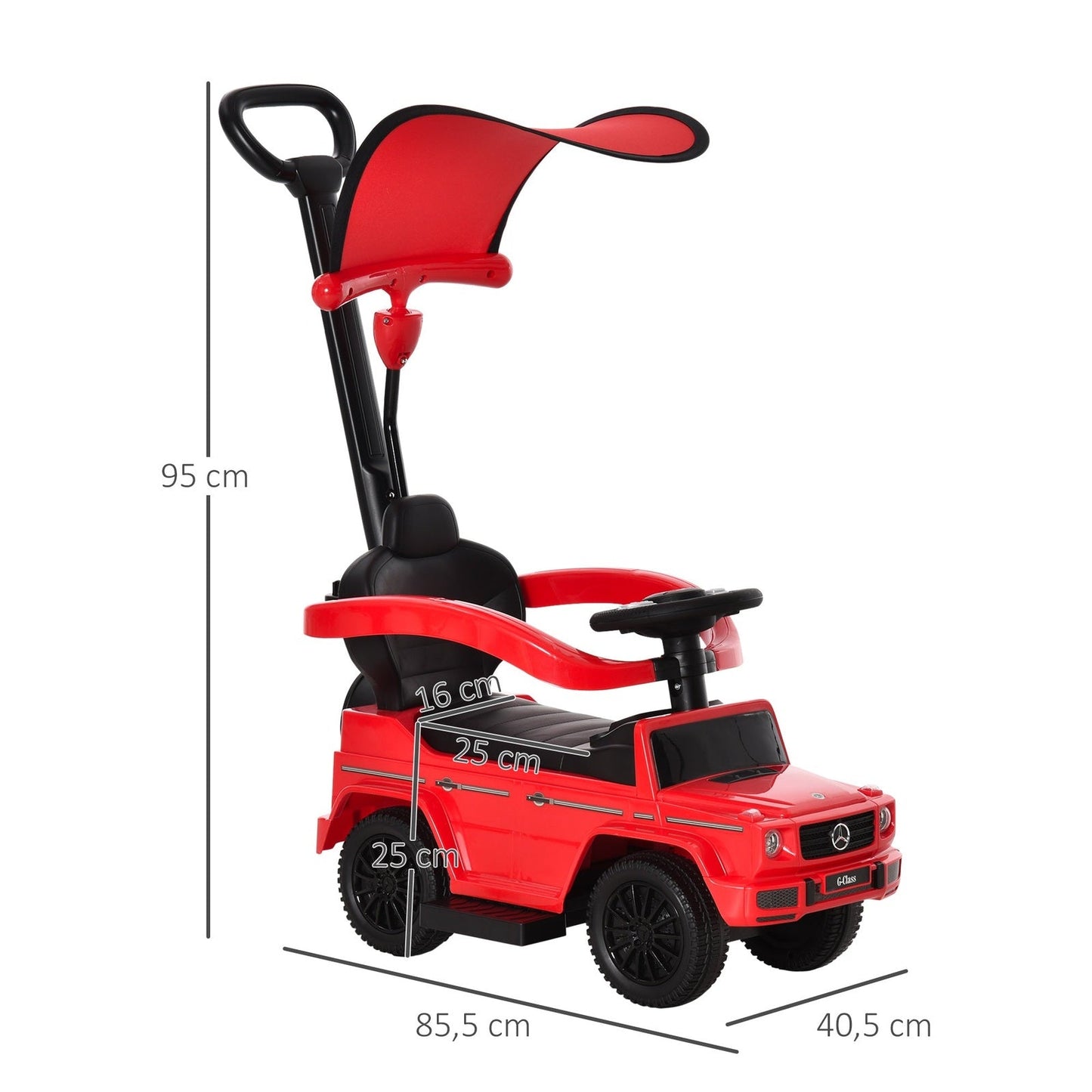Benz G350 Ride-On Push Along Car Sliding Walker Floor Slider Stroller Toddler Vehicle