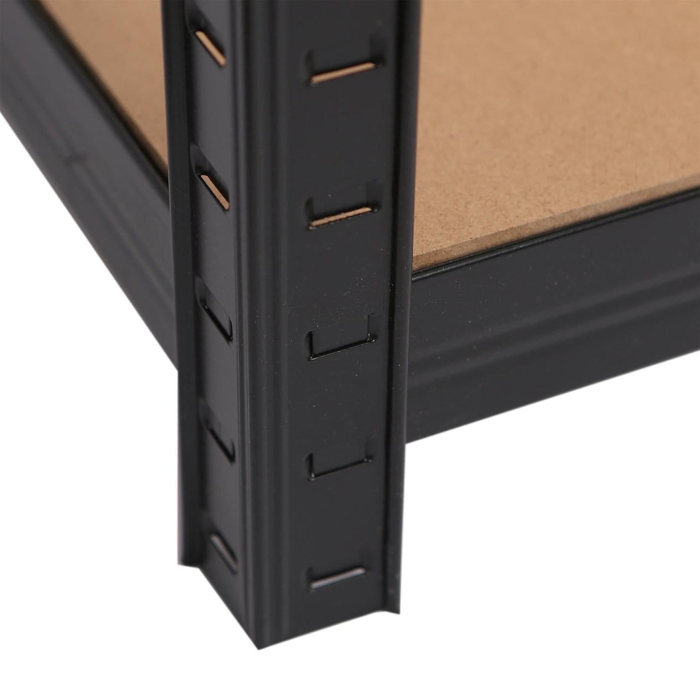 2pc 5-Tier Steel Garage Shelving Units Set - 75 x 30 x 150cm - Galvanised