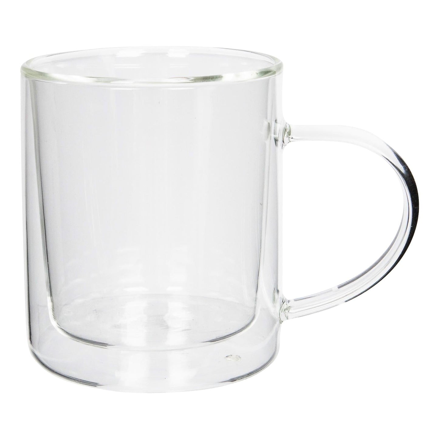 360ml Double-Walled Glass Mugs Set - Pack of 2