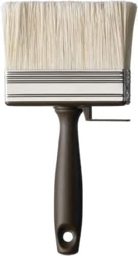 Shed and Fence Flat Paint Brush - Garden Wall Paint Decking Brush with Timber Wood Block