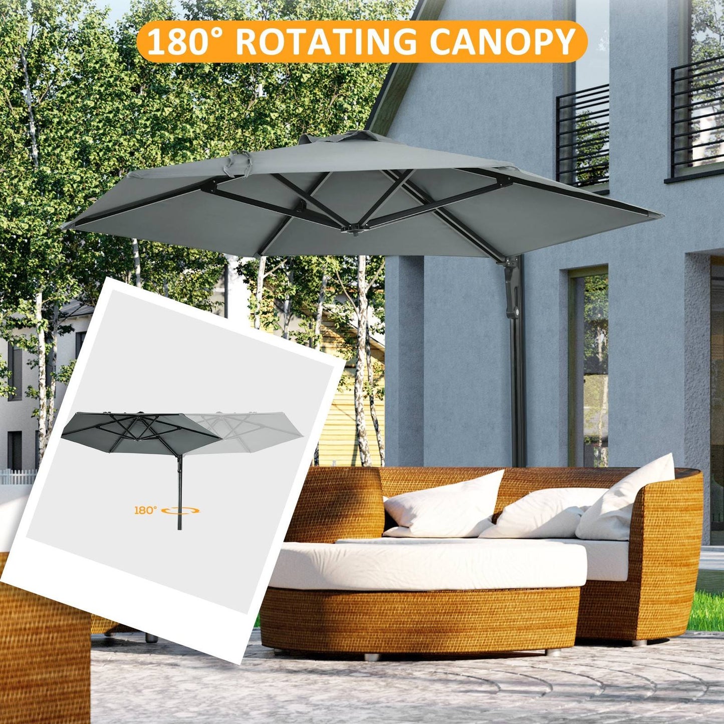 Wall Mounted Parasol