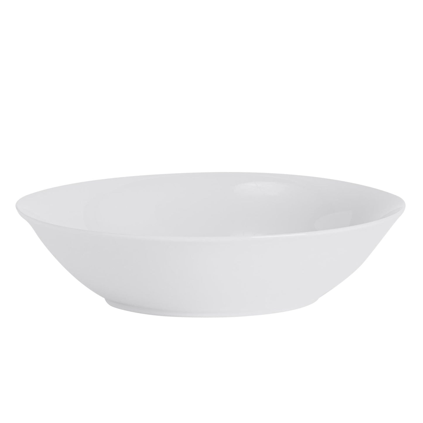 25.5cm White Pasta Bowls - Pack of Six