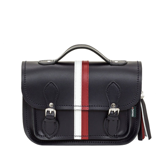 Leather Midi Satchel - British Edit