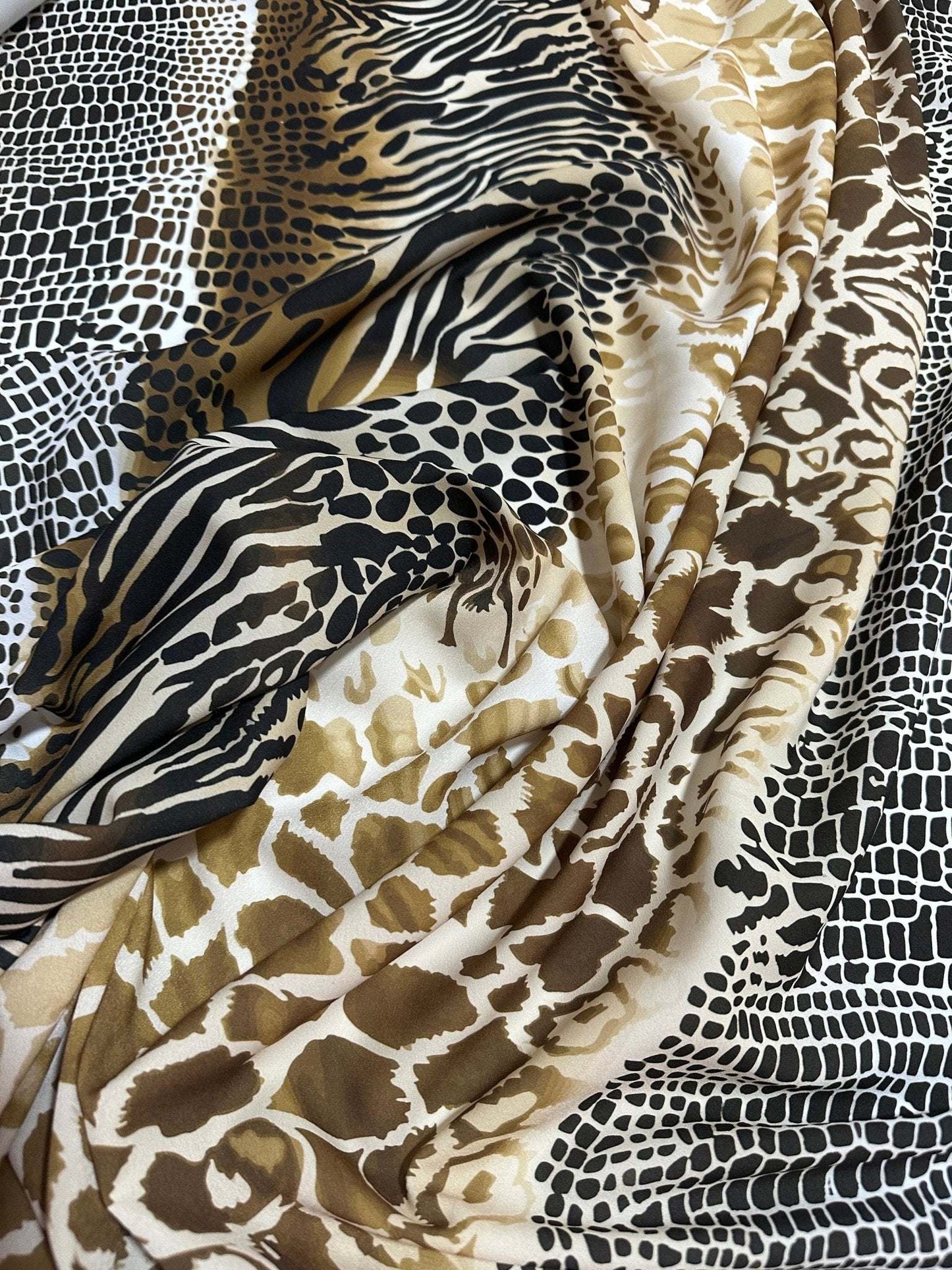 Exotic Animal Print Fabric – Fabric by Metre, Multiple Options for Sewing & Dressmaking