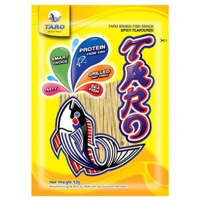 TARO BRAND Fish Snack Spicy Flavour 52g