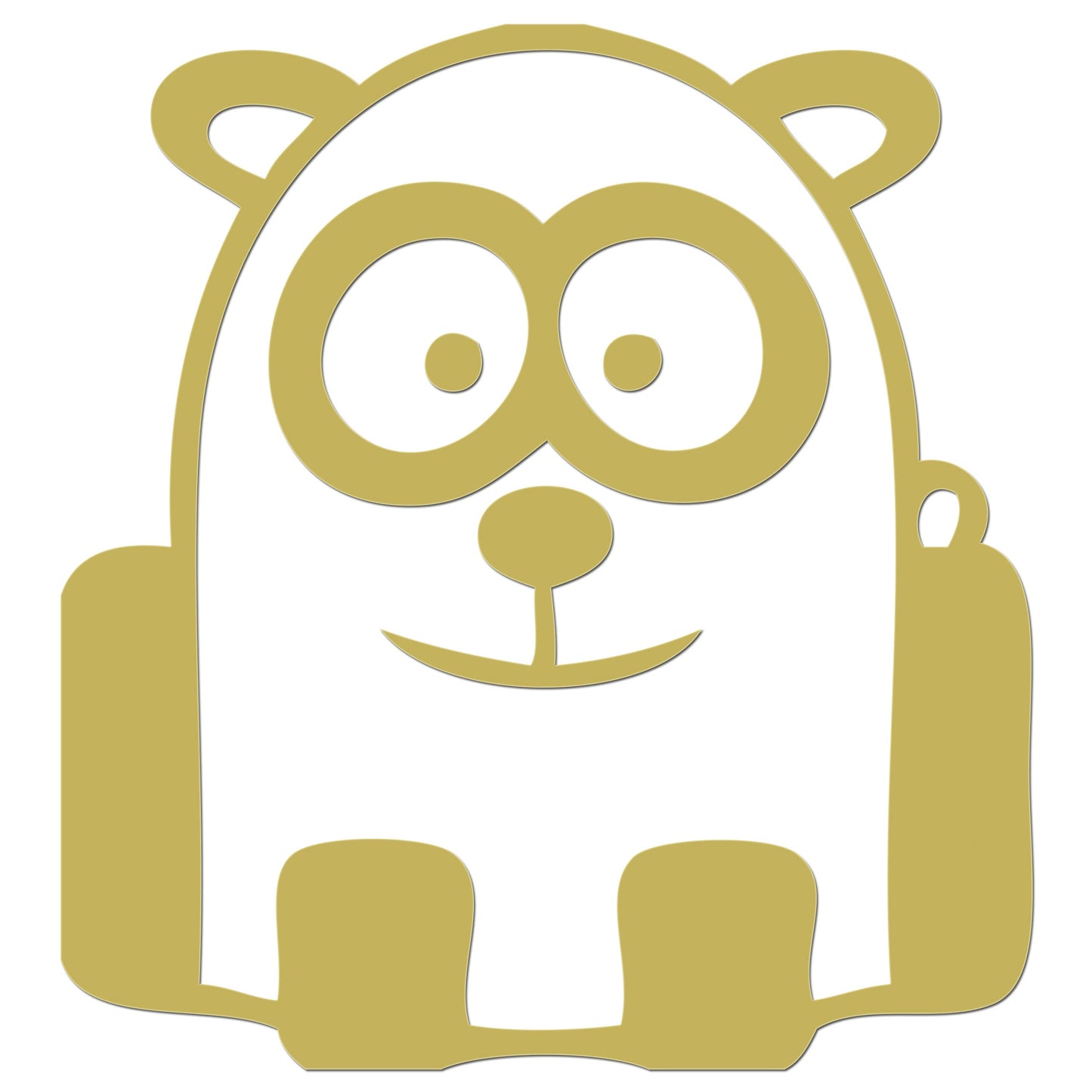 Funny Cartoon Panda Iron On HTV Transfer