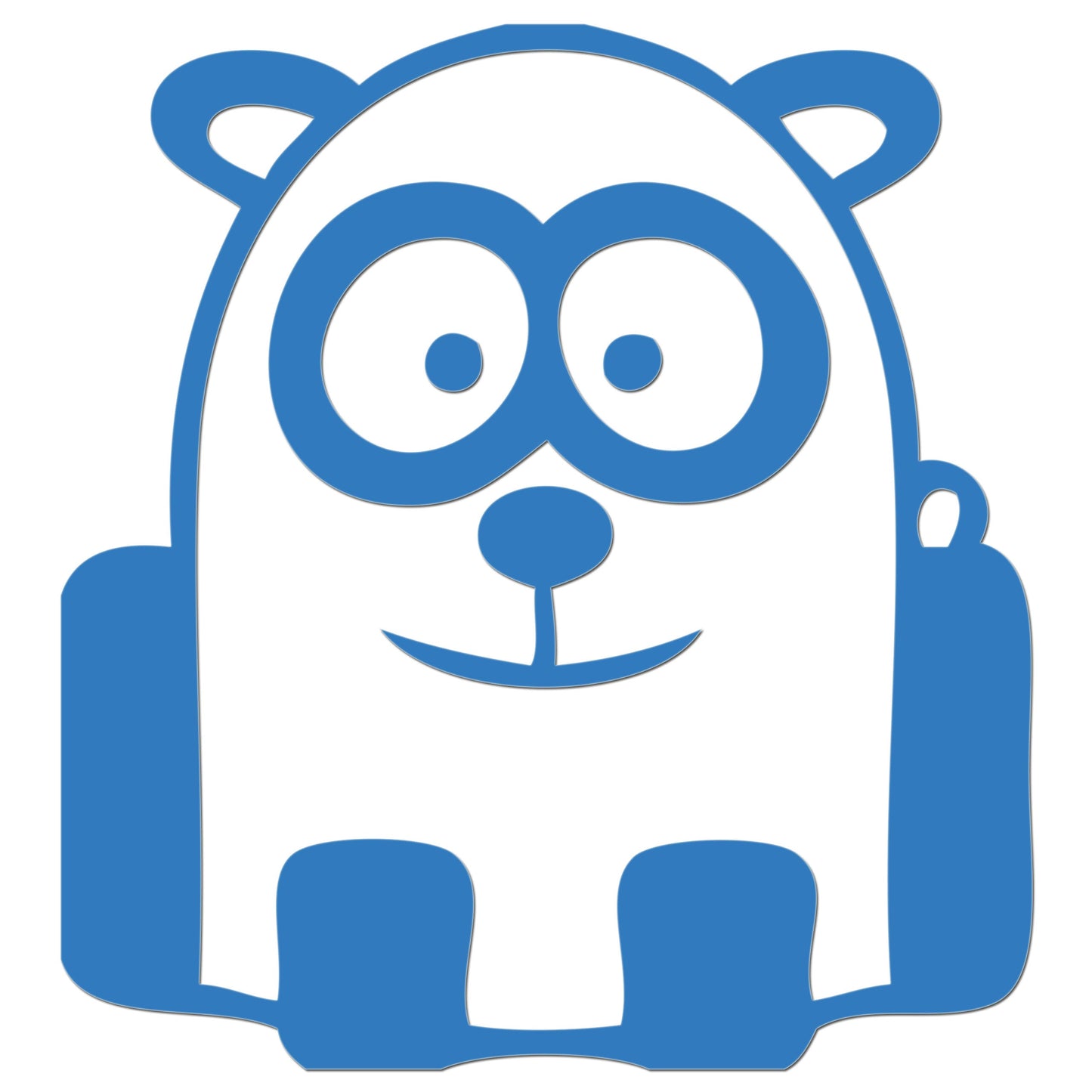 Funny Cartoon Panda Iron On HTV Transfer