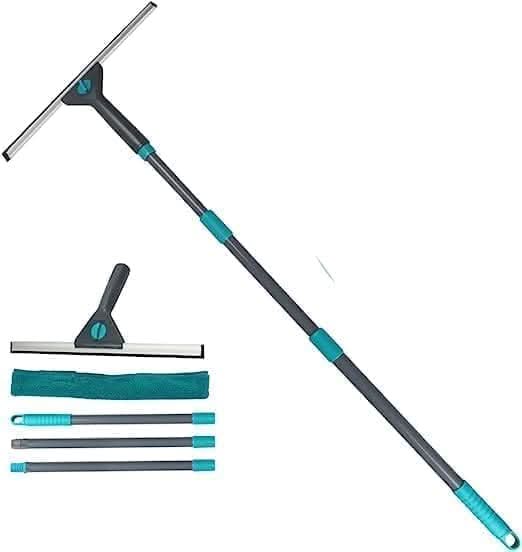 Telescopic Window Cleaning Kit Long Reach Handle