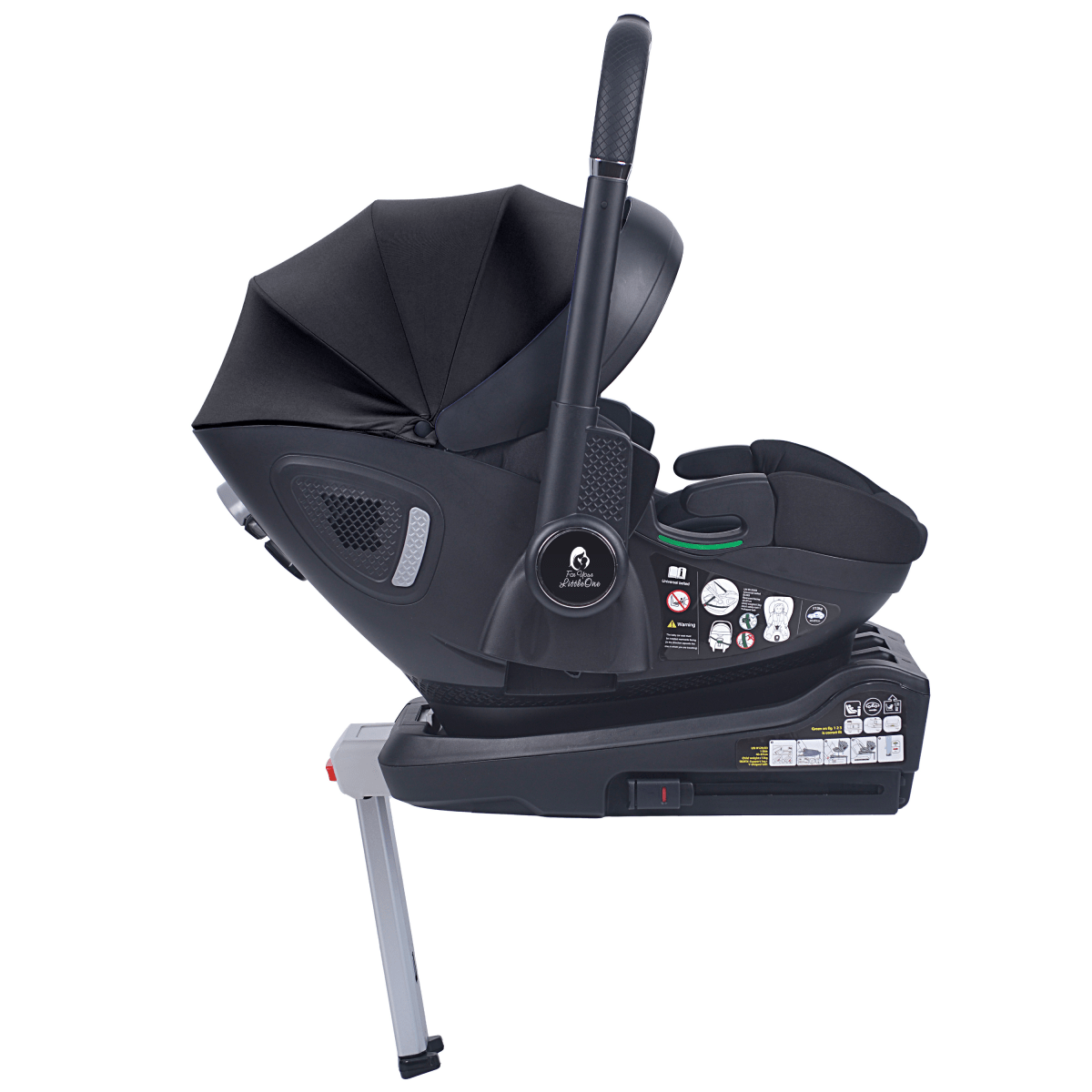 For Your Little One Qubi Infant Car Seat & Stroller & Base - Eclipse Black