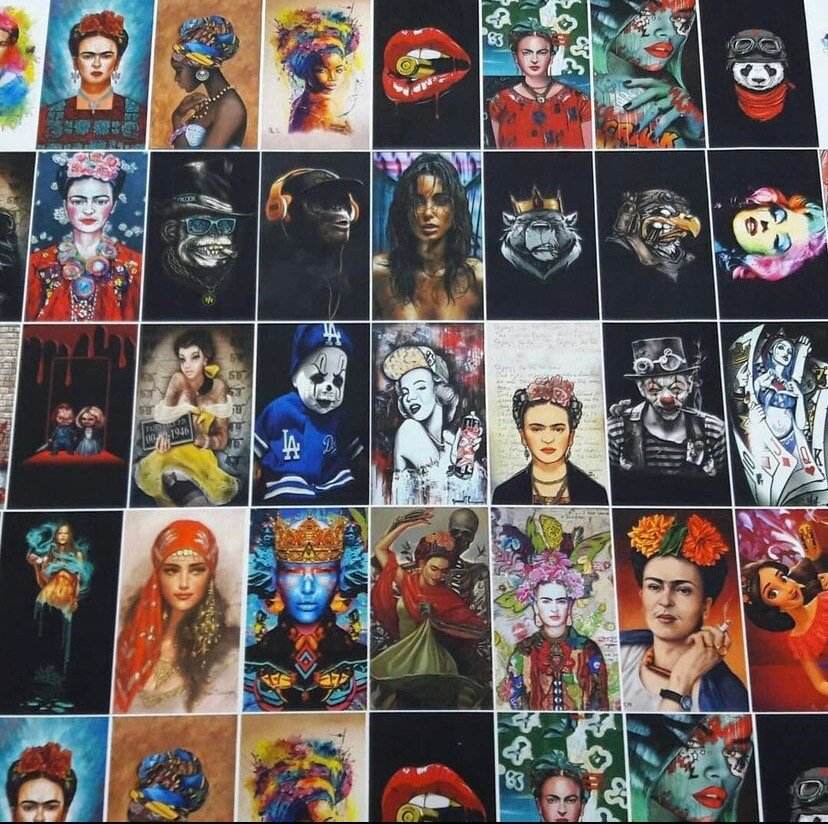 Frida Kahlo Upholstery Fabric – Fabric by Metre, Multiple Options for Sewing & Dressmaking