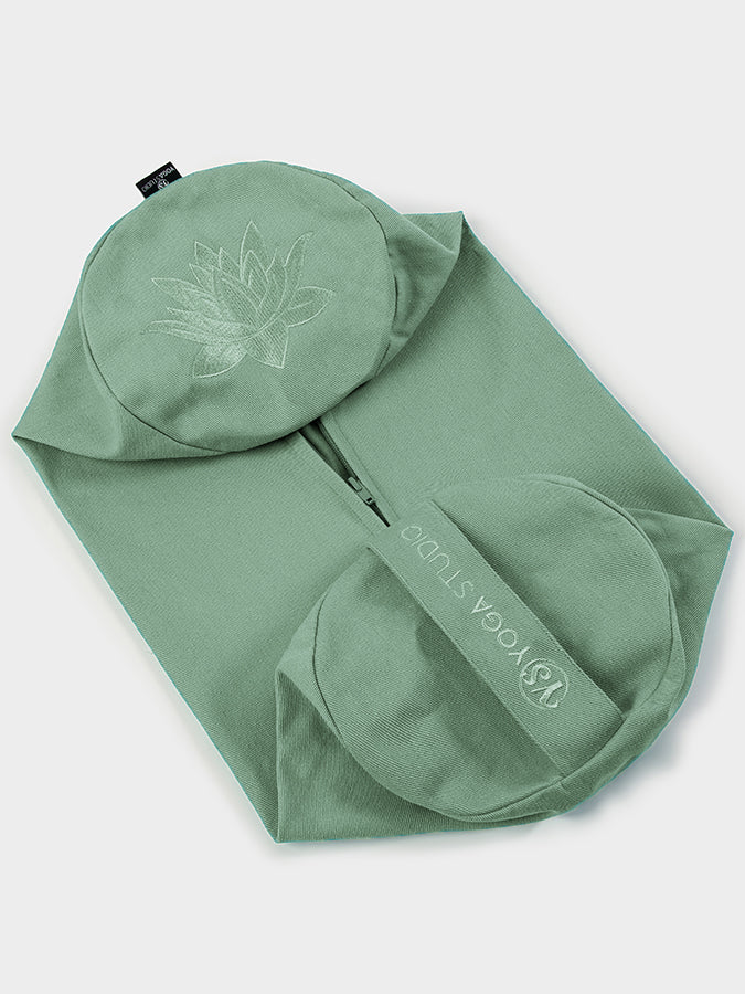 Yoga Studio Replacement Round Lotus Bolster Outer Cushion Cover