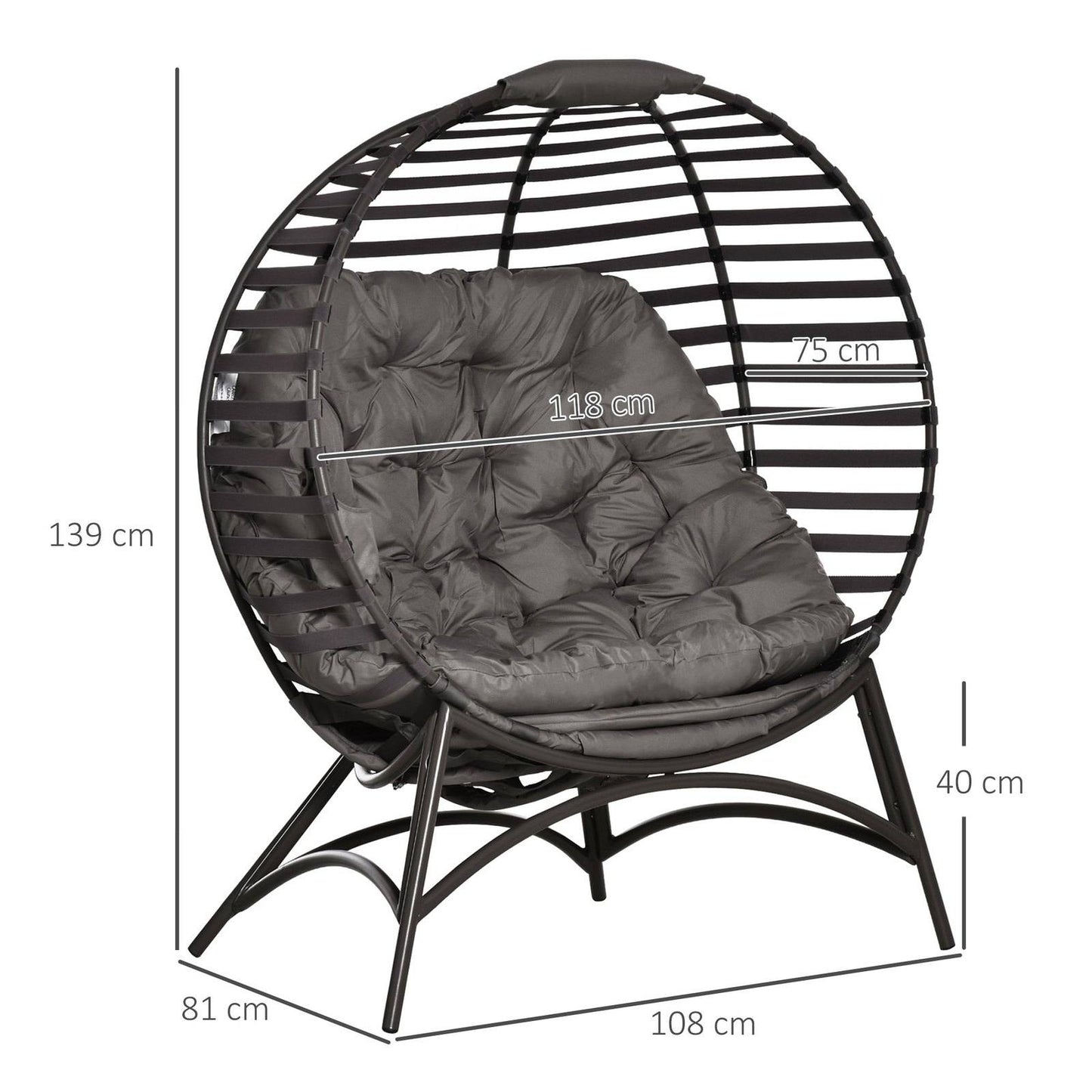 Egg Chair with Soft Cushion