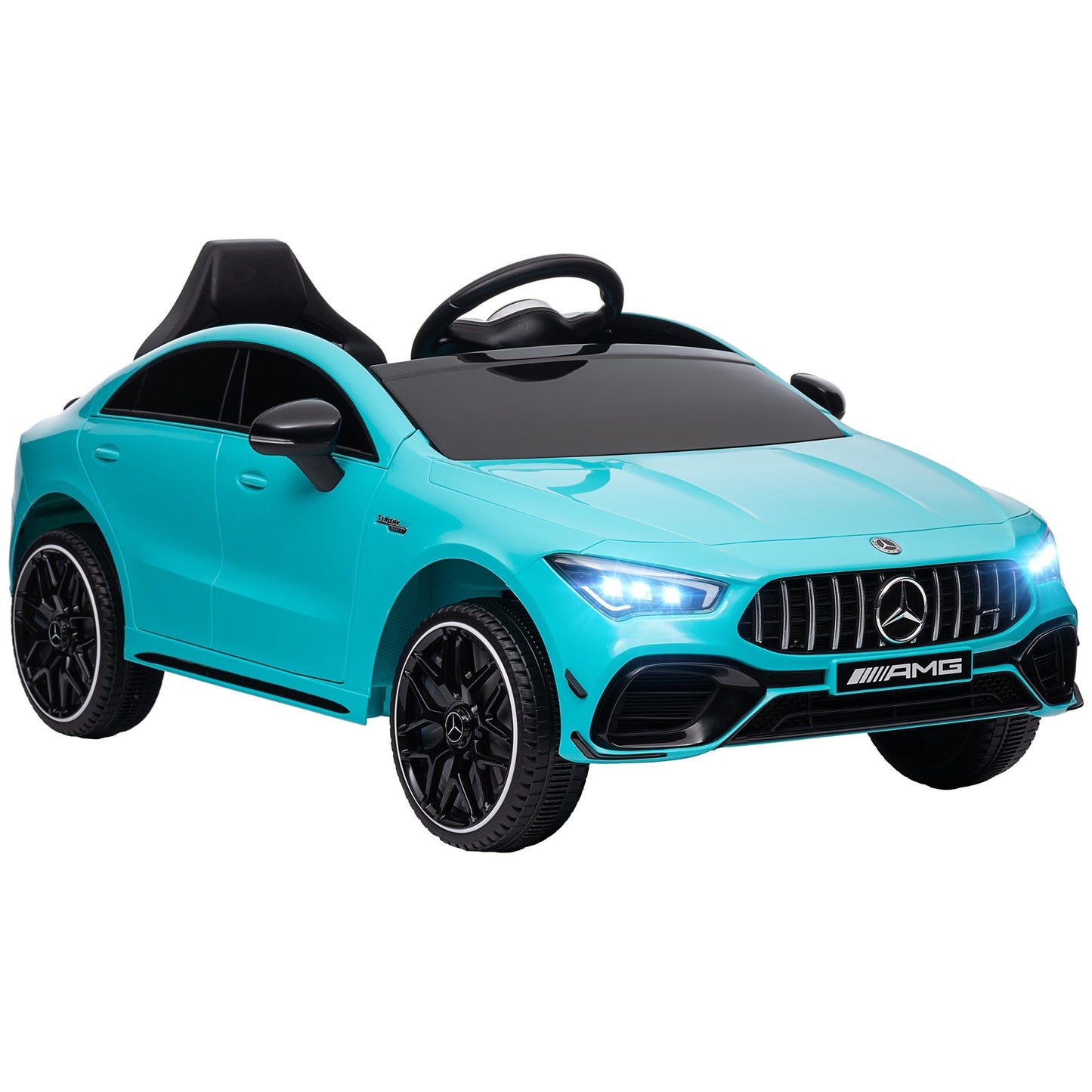 AIYAPLAY Mercedes-AMG CLA 45 Licensed 12V Ride on Car w/ Music