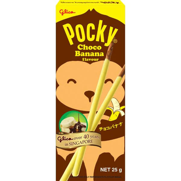 GLICO Pocky Biscuit Sticks Choco Banana 25g