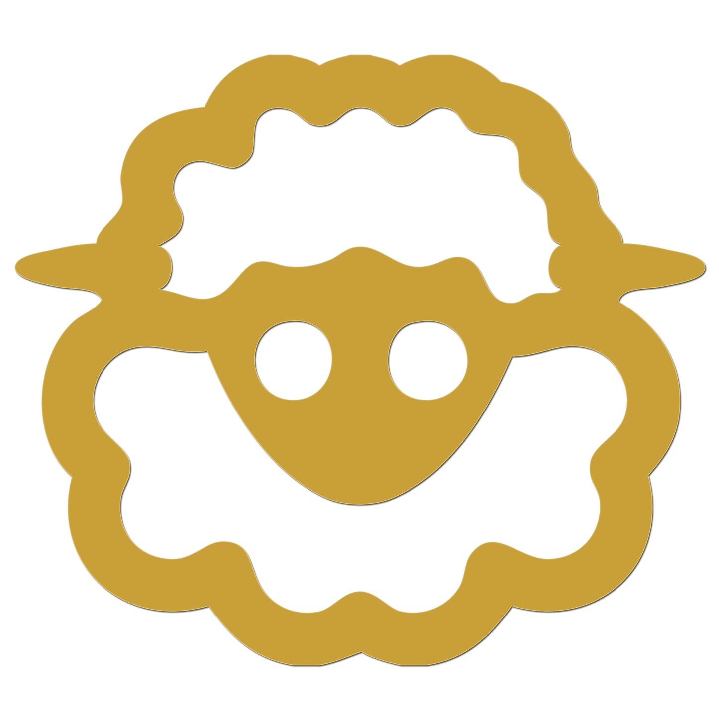 Funny Cartoon Sheep Sticker