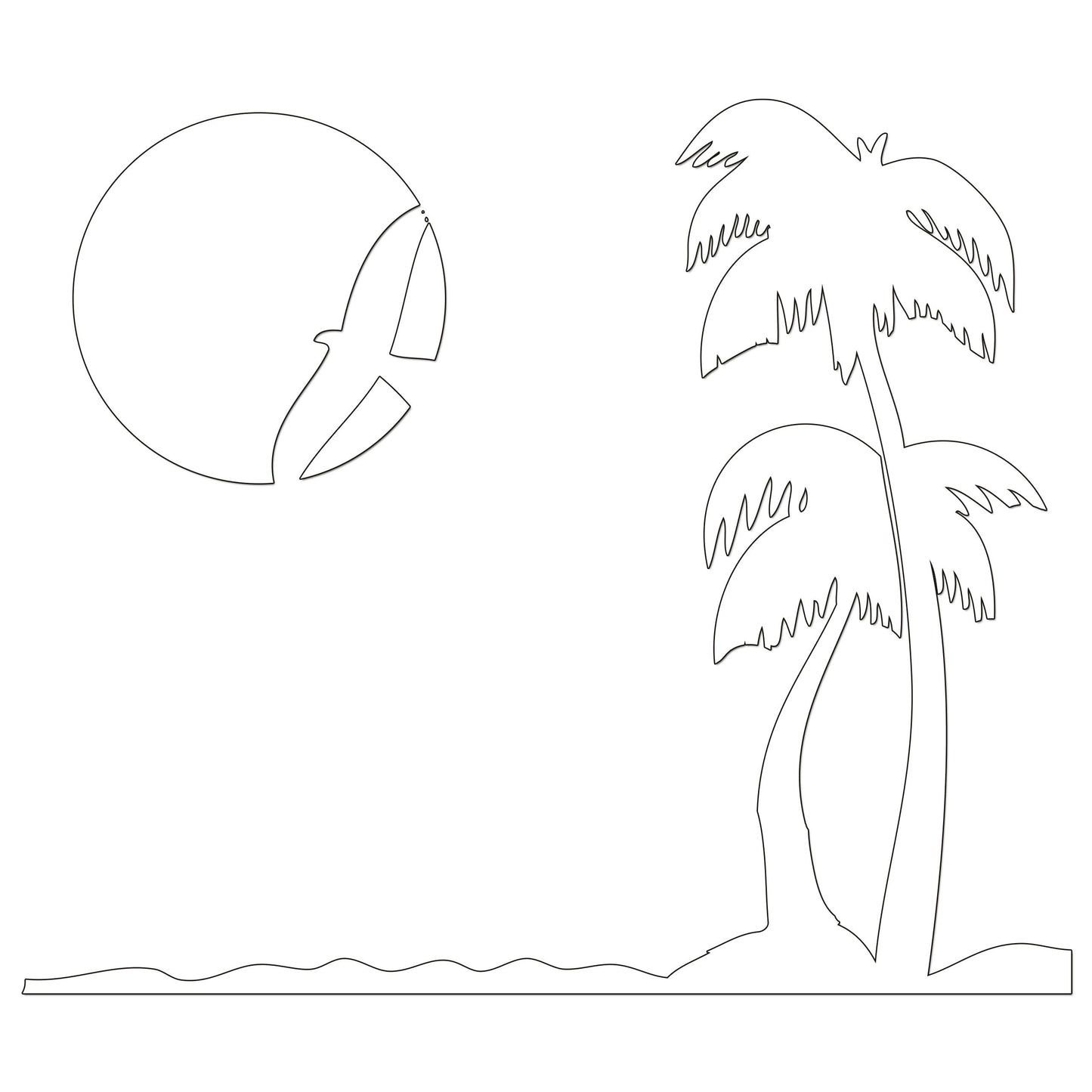 Paradise Beach Sticker