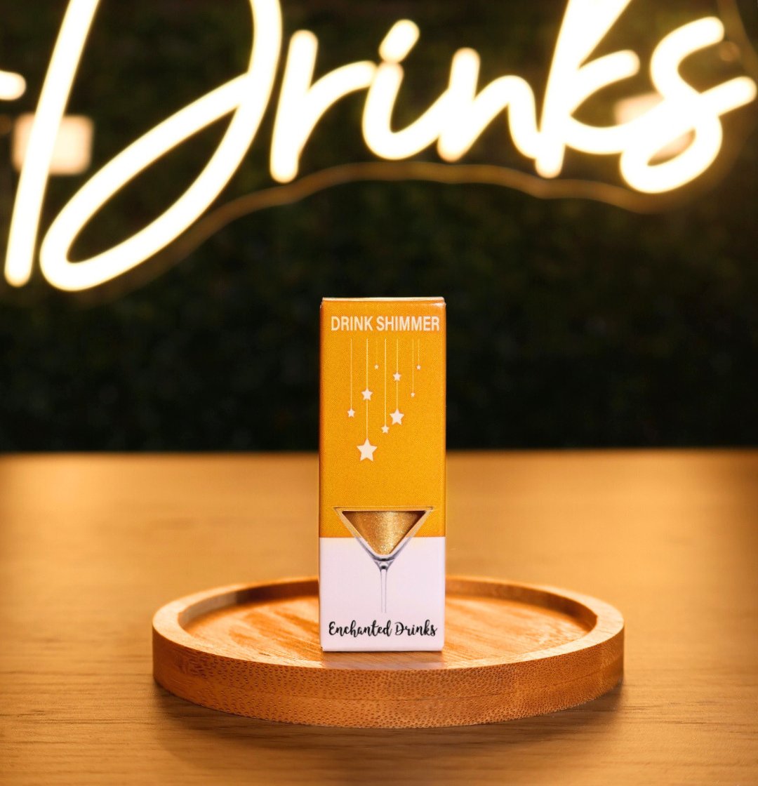 Gold Edible Drink Shimmer