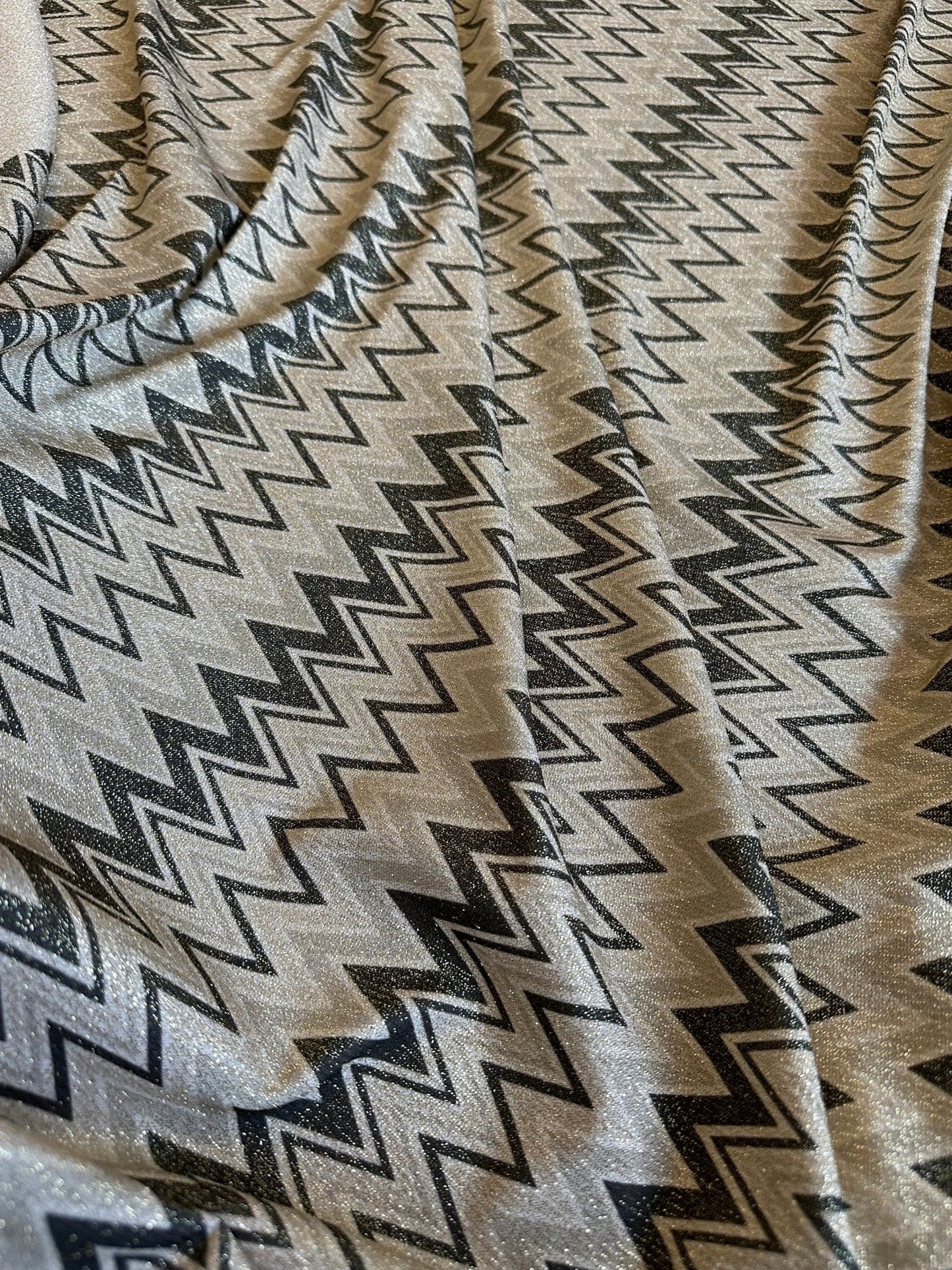 Gold Lurex Glitter Fabric