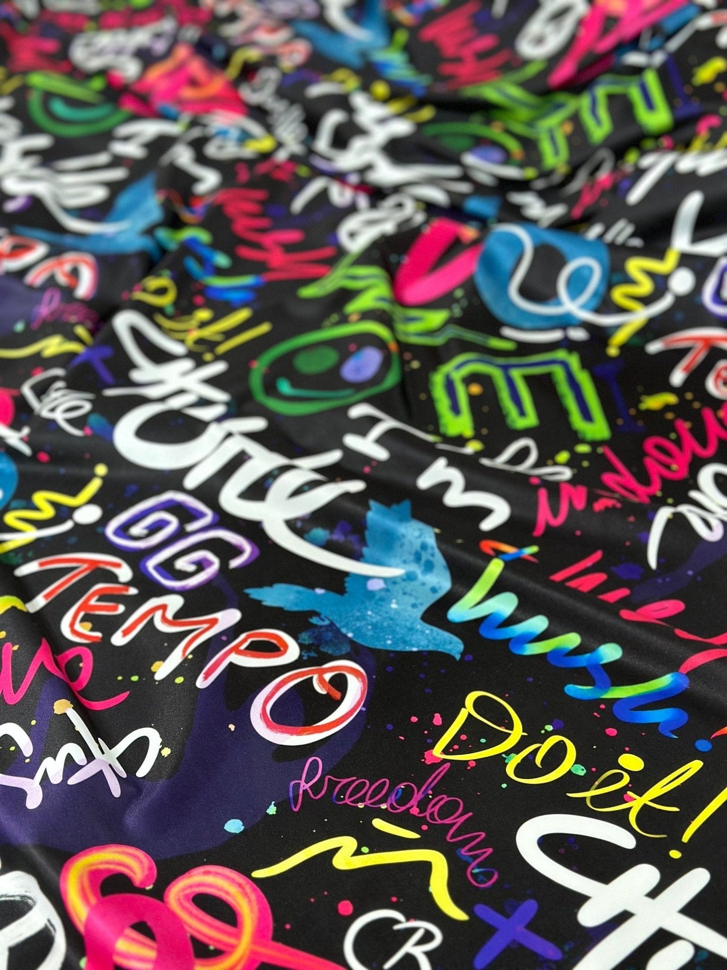Graffiti Street Art Fabric