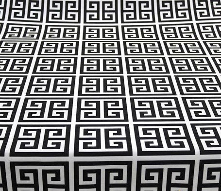 Greek Key Print Upholstery Fabric