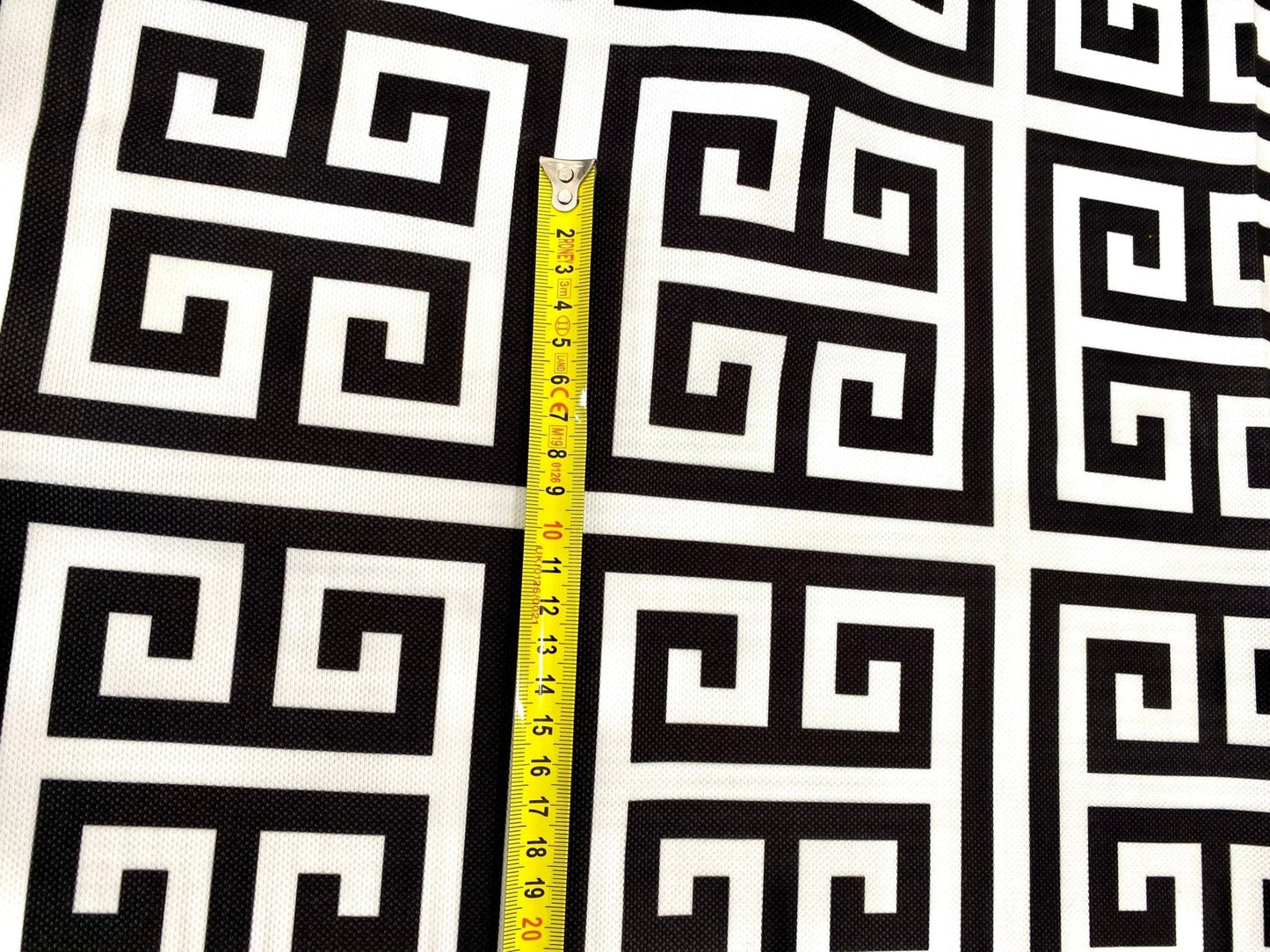 Greek Key Print Upholstery Fabric