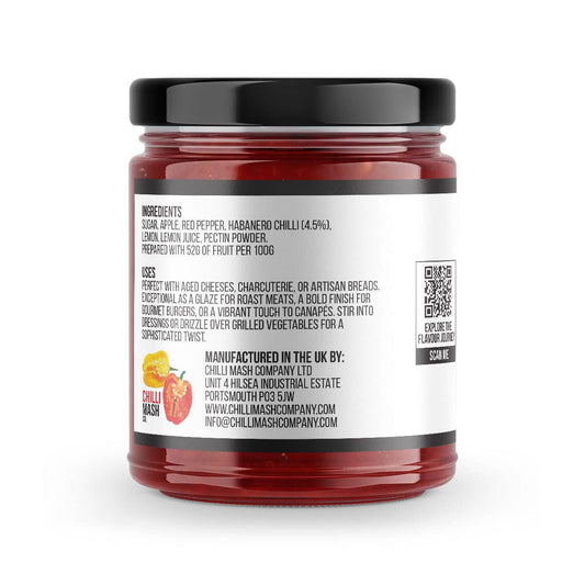 Habanero Chilli Jam | 190g | Chilli Mash Co. | Sweet Blaze Of Flavour