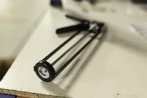 Heavy Duty Skeleton Caulking Gun - Extra Strong Metal Frame Flow