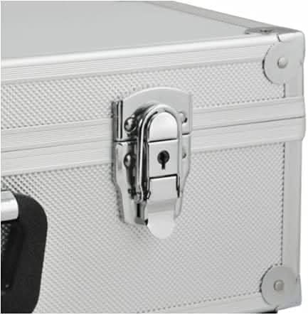 Aluminium Lockable Tool Case Organiser with Carry Strap