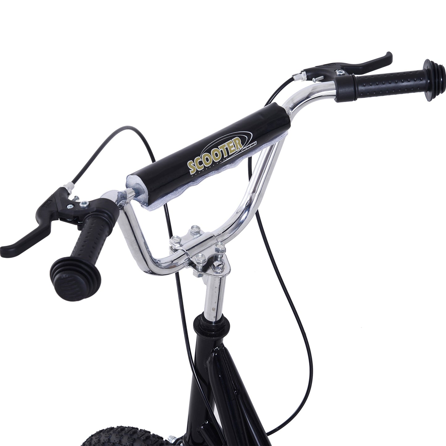 Teen Stunt Scooter Push Kick Scooters for Kids with Rubber Wheels Adjustable Handlebar Front Rear Dual Brakes Kickstand