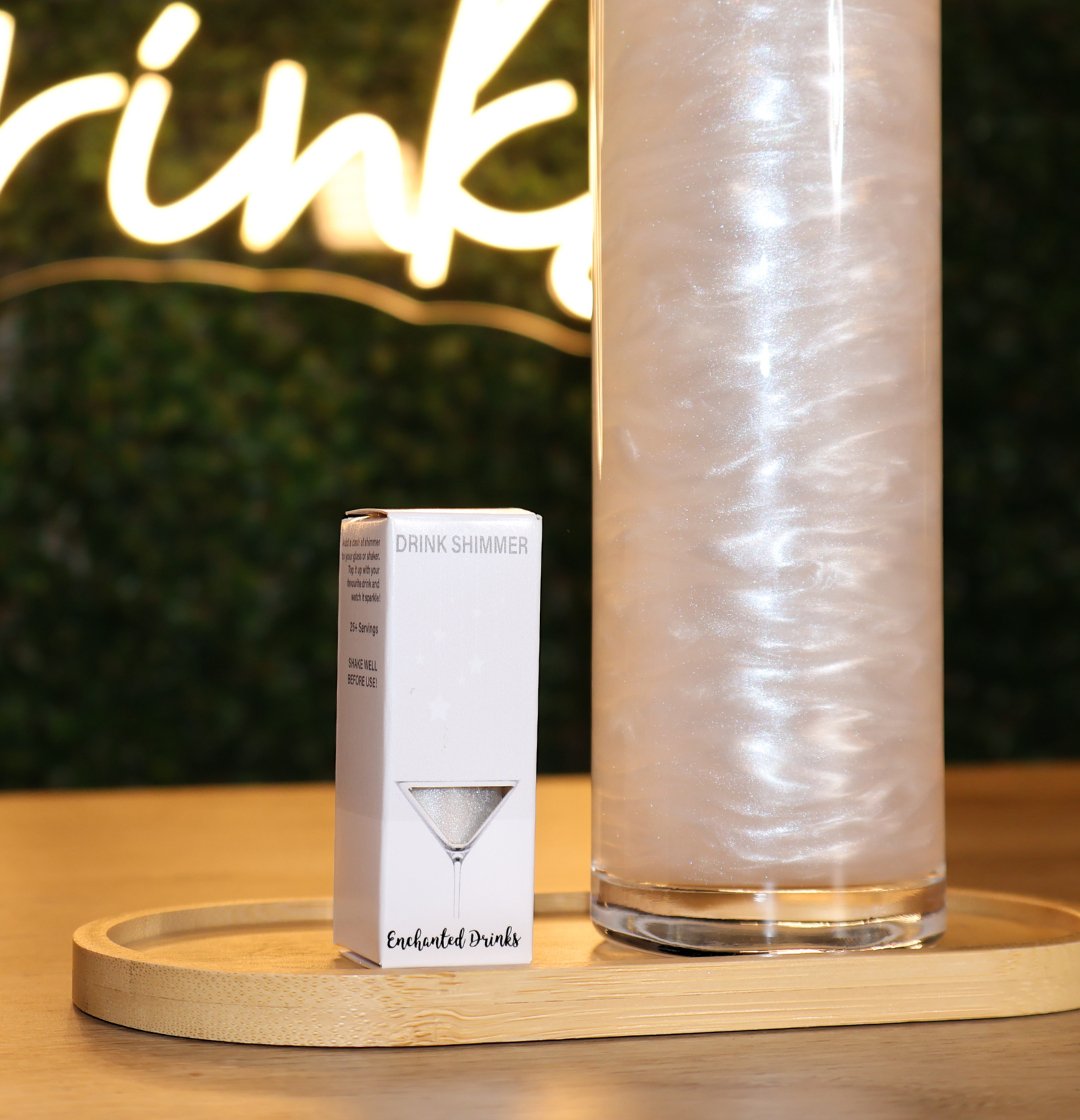 White Edible Drink Shimmer