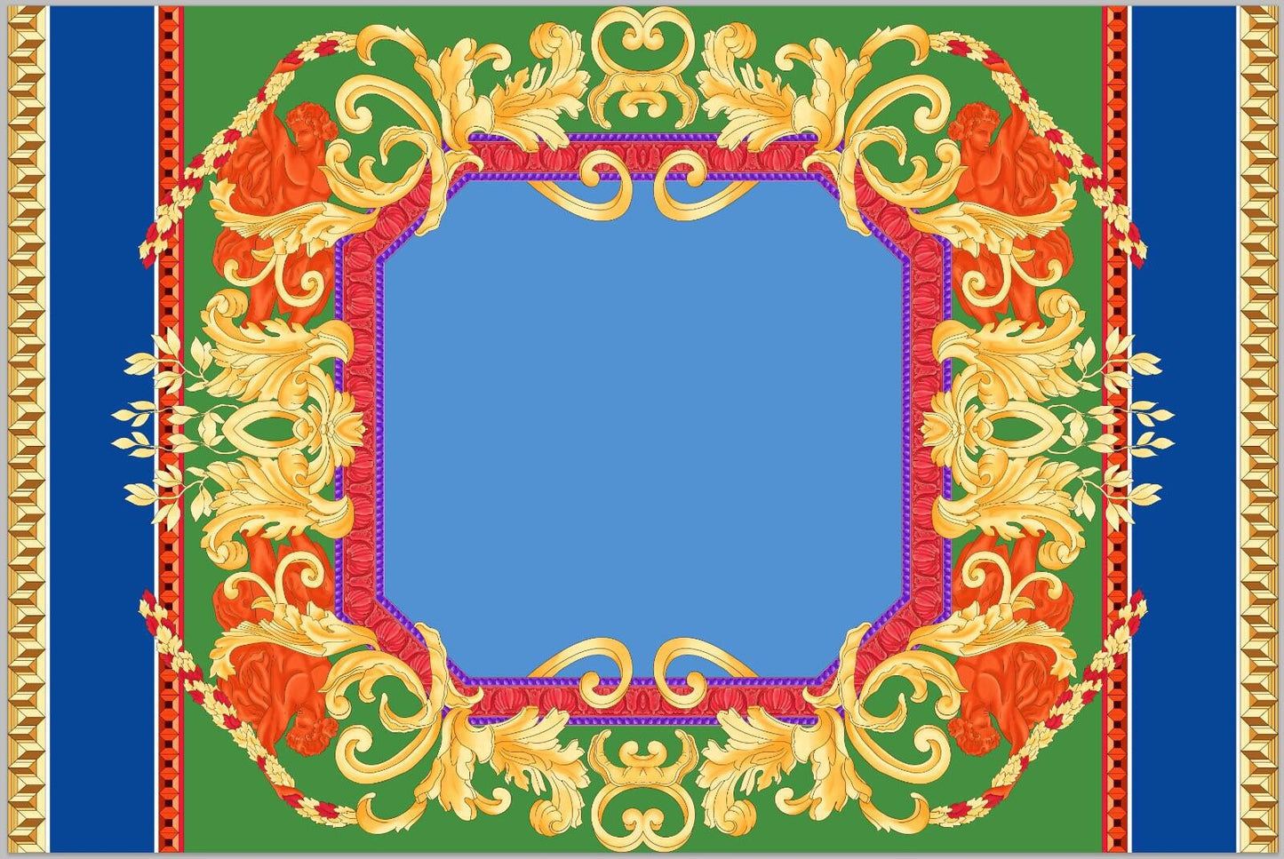 Baroque Silky Crepe Fabric
