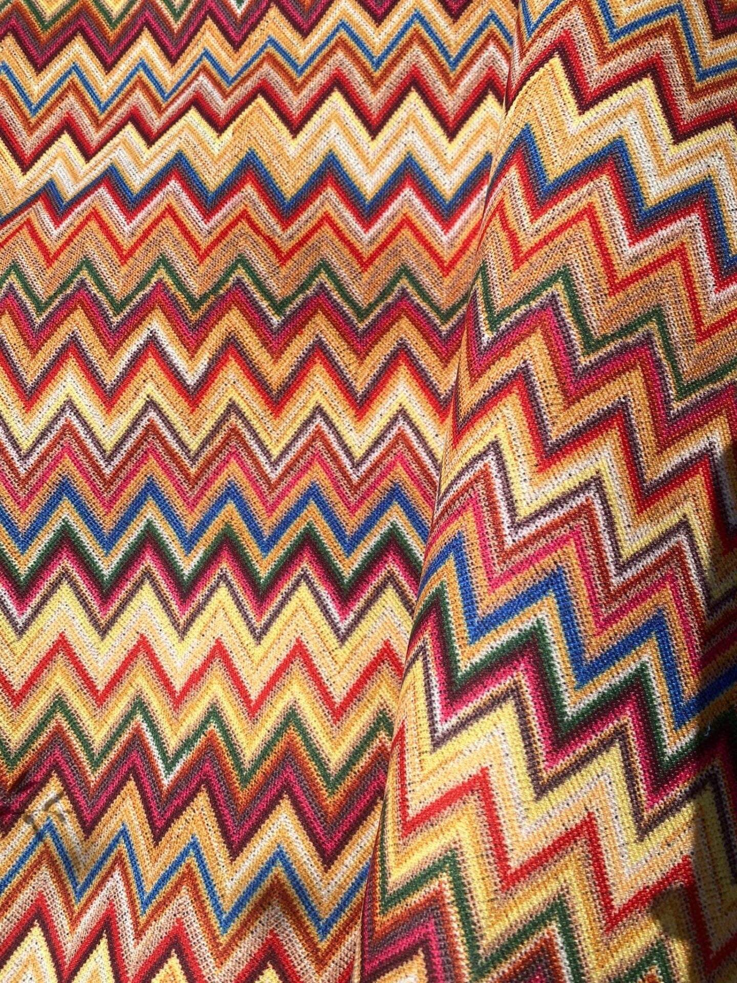 Zigzag Chevron Upholstery Fabric – Fabric by Metre, Multiple Options for Sewing & Dressmaking