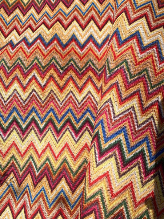 Zigzag Chevron Upholstery Fabric – Fabric by Metre, Multiple Options for Sewing & Dressmaking