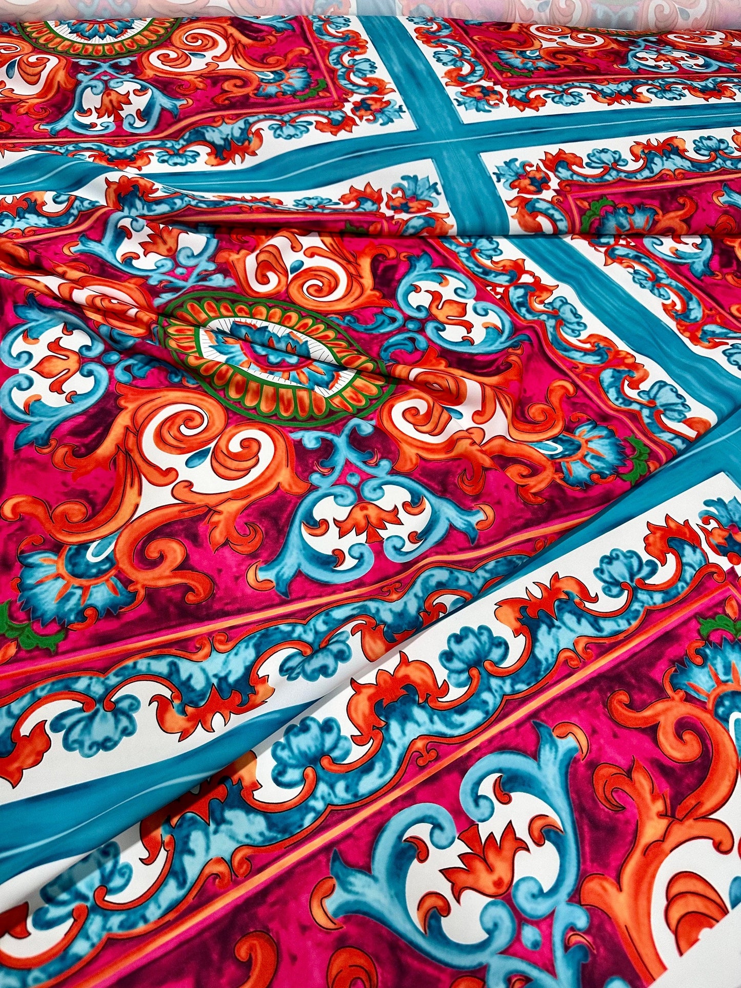 Sicilian Caretto Pattern Fabric