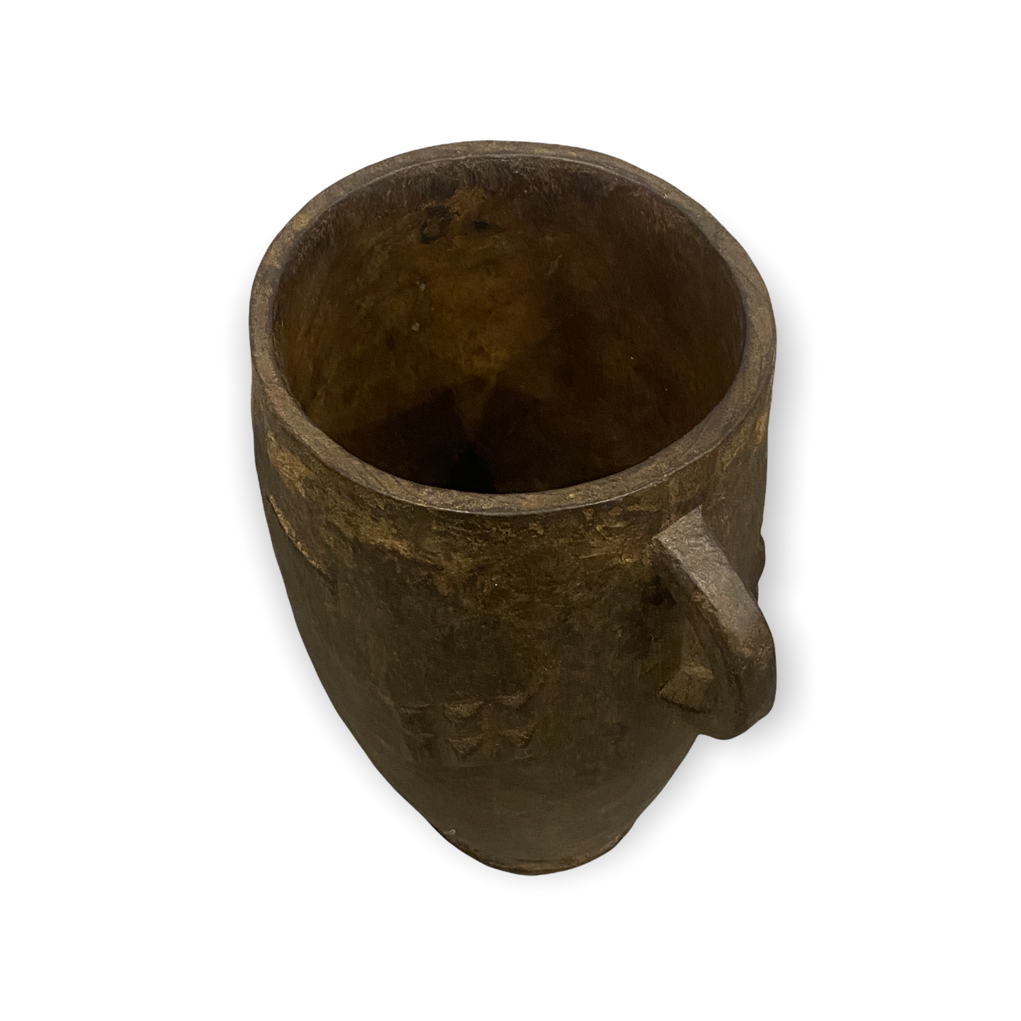 Zulu Milk Jug - hand carved (02)