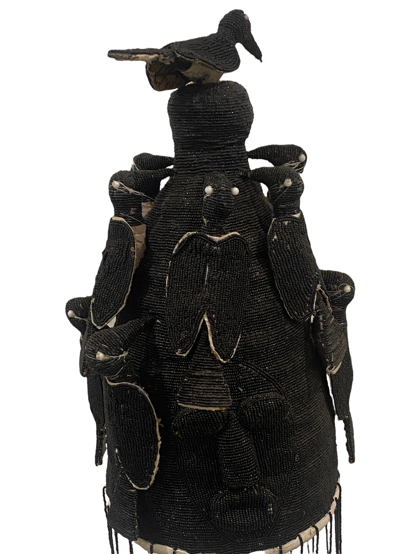 Yoruba Royal Crown - (23.2) Black