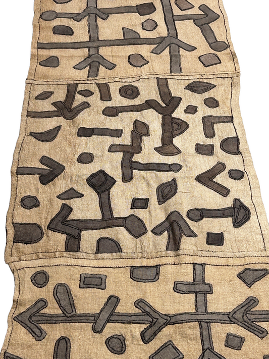 Antique Kuba cloth - Democratic Republic of Congo TR86.2