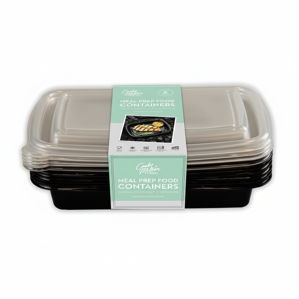 Meal prep containers 750ml 6 pack