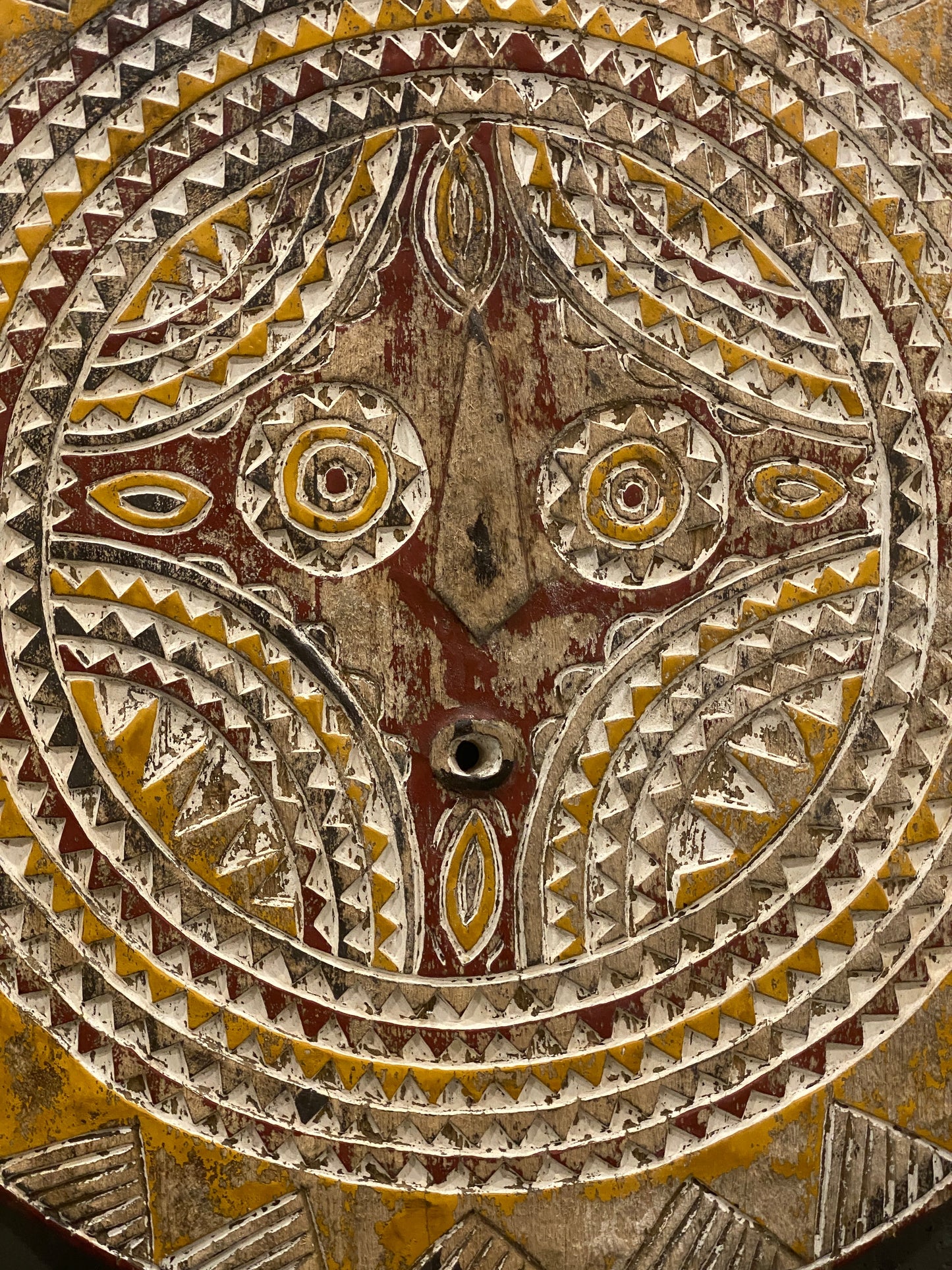 Sun Bobo mask - Yellow/White (51.4)