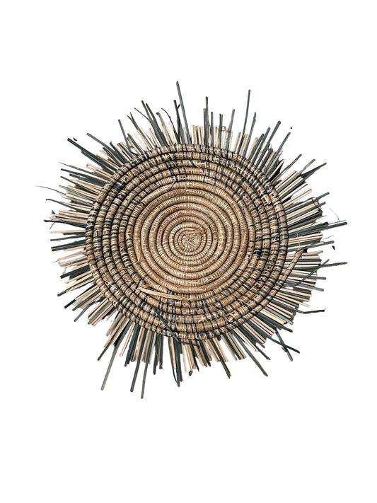 Malawi Sun Wall basket - blue 55cm