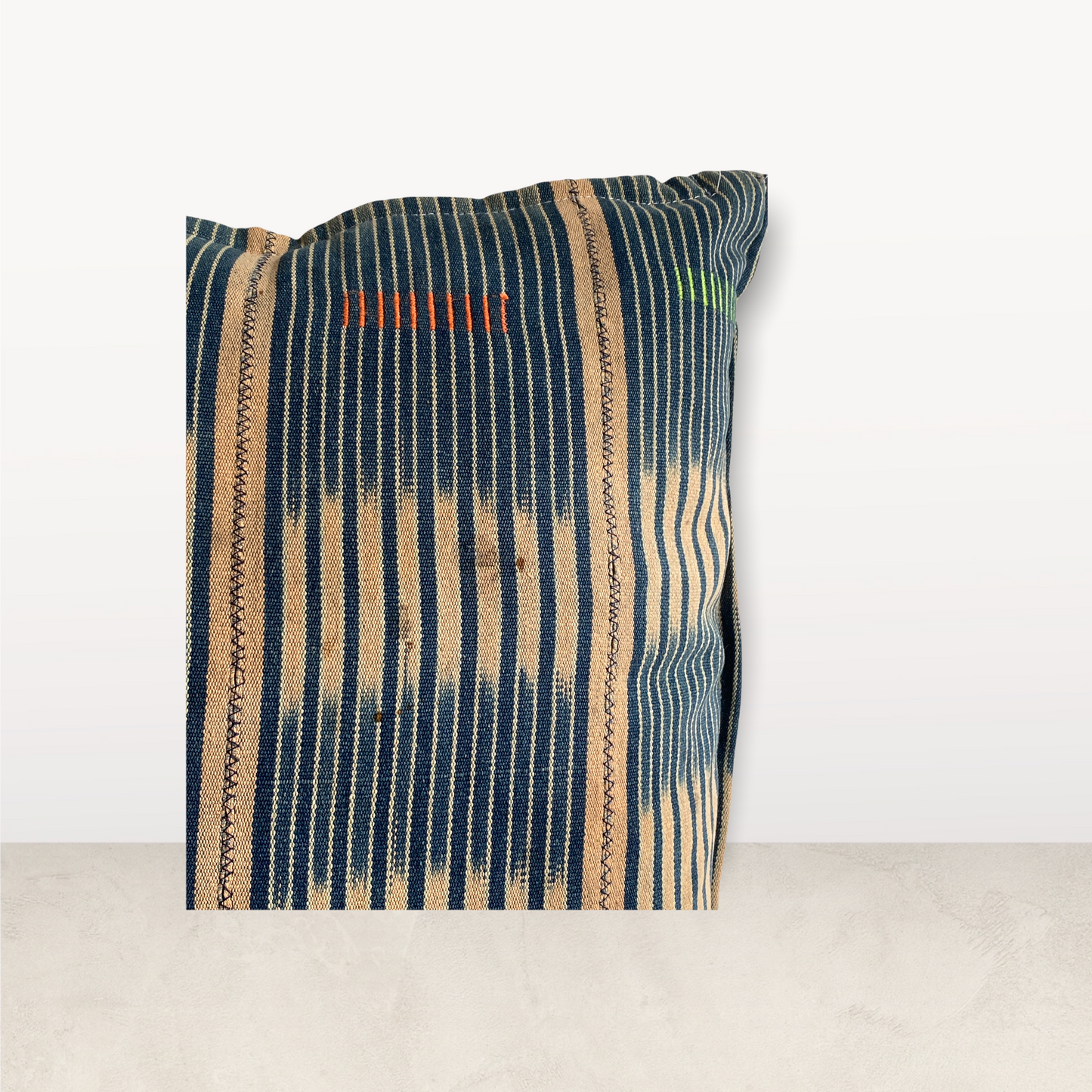Indigo/Baule Cloth Cushions 50x50cm