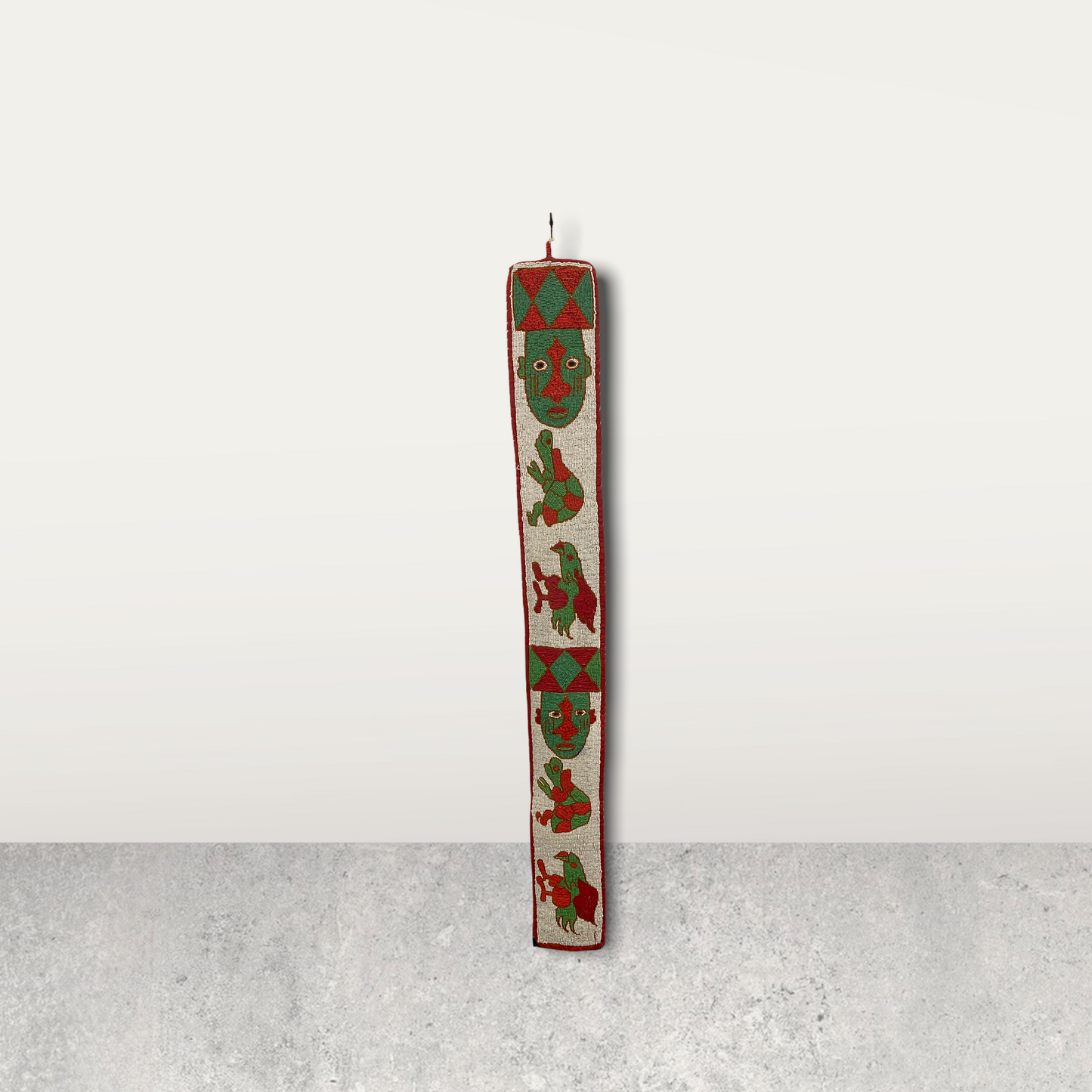 Yoruba Beaded Sash - Nigeria - Tortoise (10)