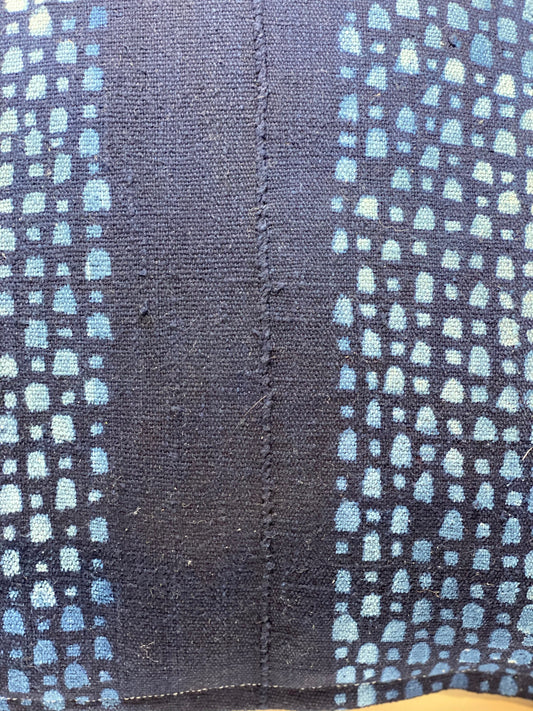 Indigo/Baule Cloth Cushions 60x60cm