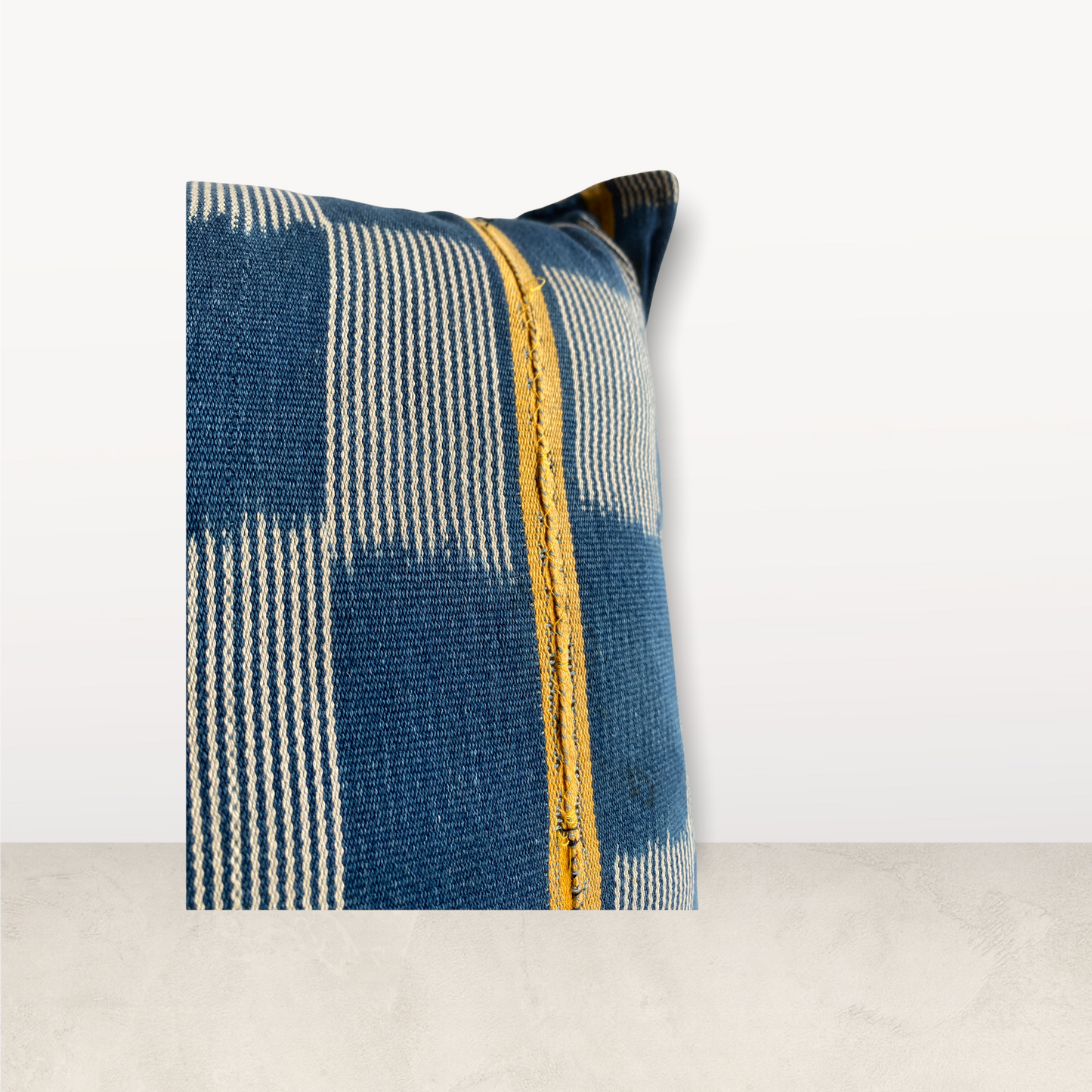 Indigo/Baule Cloth Cushions 50x50cm