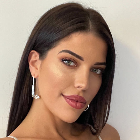 Kimora Silver Tone Spiral Curl Earrings