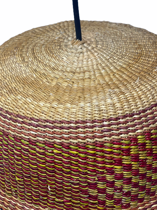 Hand Woven Basket Light