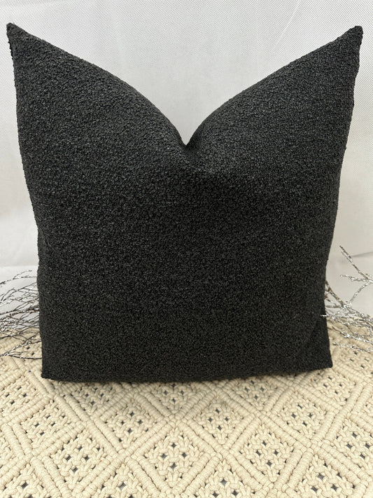 The Couture Cushion - The Luxury Black Boucle - Style No. 103