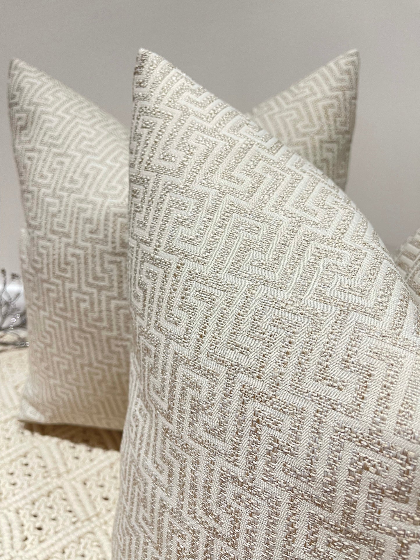 The Couture Cushion - The Beige Mattox - Style No. 56 (DISCONTINUED)