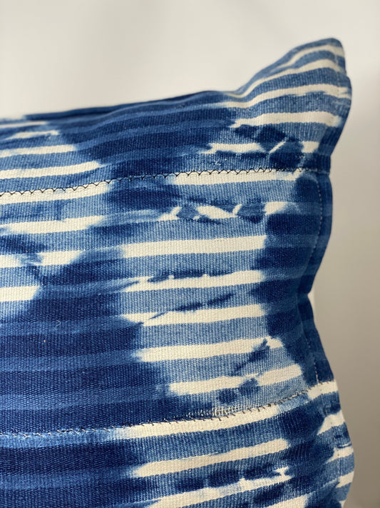 Indigo/Baule Cloth Cushions 60x60cm