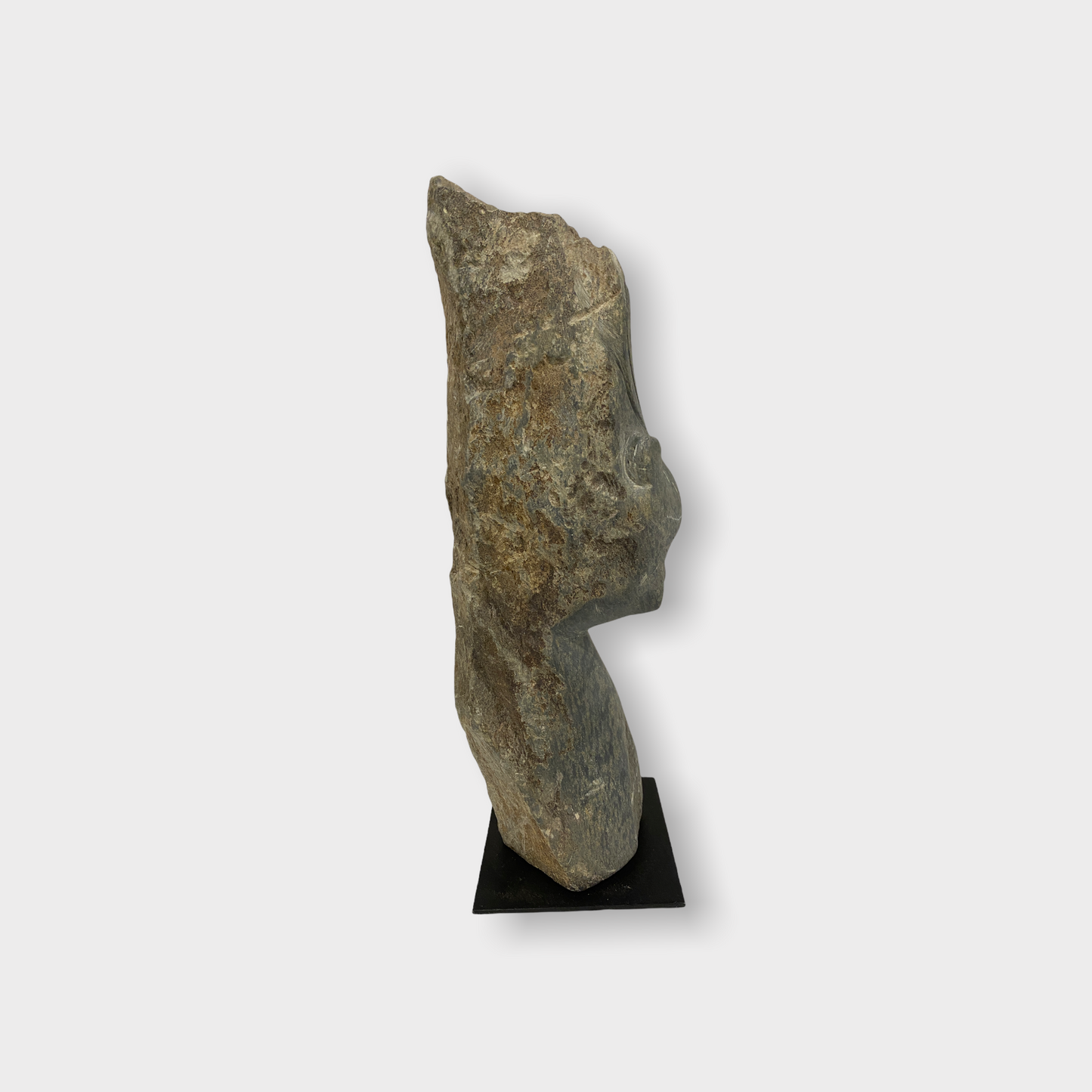 Stone head sculpture by Rizimu Chiwawa Zimbabwe (3112)